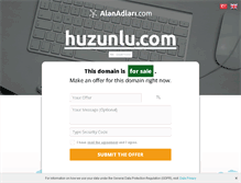 Tablet Screenshot of huzunlu.com